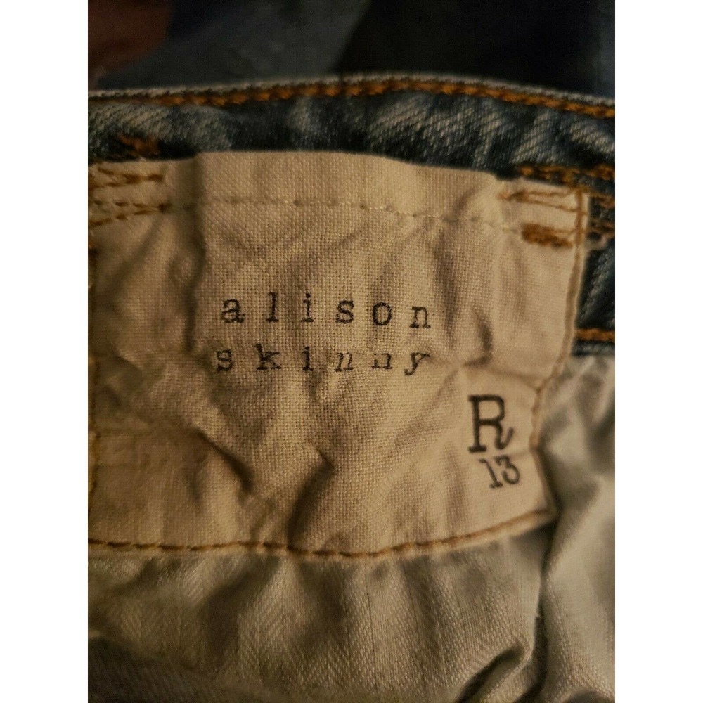 R13 Women's Blue Alison Skinny Jeans In Kinsley S… - image 7